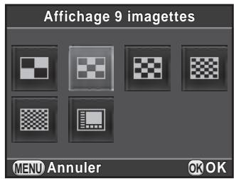 PENTAX K500 - Utilisez le bouton de navigation (▲▼◀▶) pour sélectionner le style d'affichage. - 1