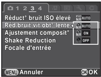 PENTAX K500 - Appuyez deux fois sur le bouton MENU. - 1