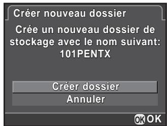 PENTAX K500 - Création de nouveaux dossiers - 1