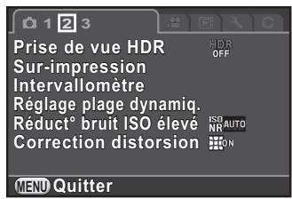 PENTAX Q10 - Utilisez le bouton de navigation (▲▼) pour sélectionner un élément. - 1