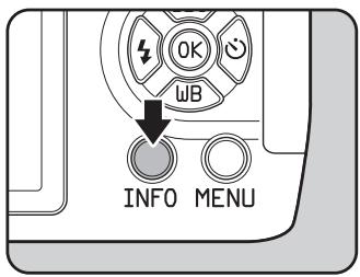 PENTAX Q10 - Appuyez sur le bouton INFO en mode d'enregistrement. - 1