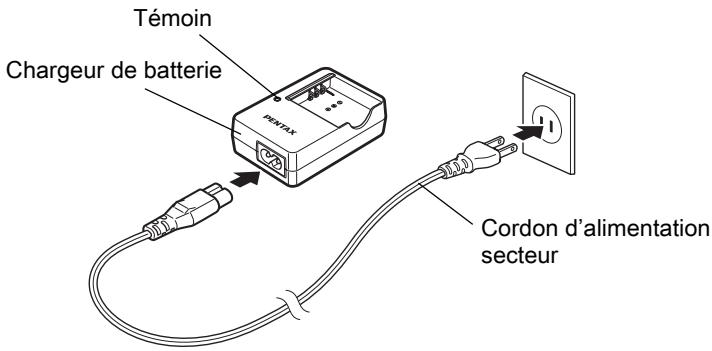 PENTAX Q10 - Charge de la batterie - 1