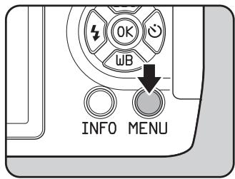 PENTAX Q10 - Appuyez sur le bouton MENU en mode d'enregistrement. - 1