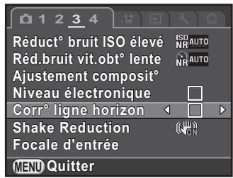 PENTAX K30 - Correction de l'inclinaison des images - 1