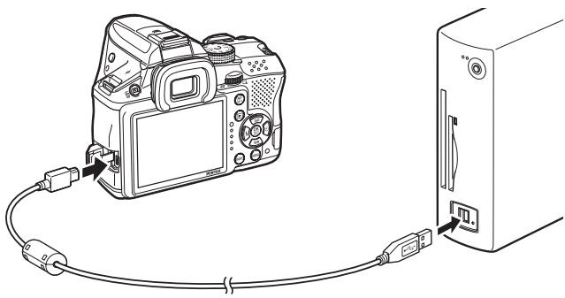 PENTAX K30 - Raccordement de l'ordinateur - 1
