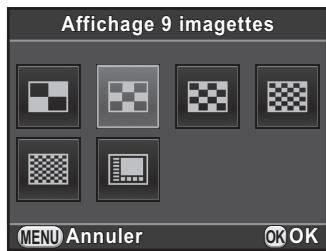 PENTAX K30 - Utilisez le bouton de navigation (   ) pour selectionner le style d'affichage. - 1