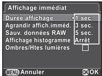 PENTAX K30 - Réglage de l'affichage pour affichage immédiat - 1