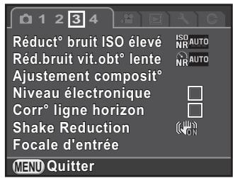 PENTAX K30 - Appuyez deux fois sur le bouton de navigation (▶). - 2