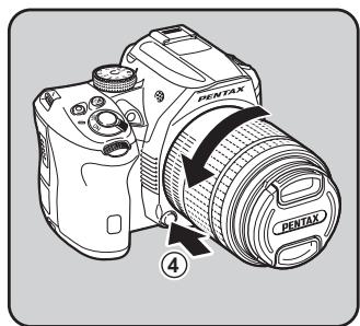 PENTAX K30 - Pour retirer I'objectif - 1