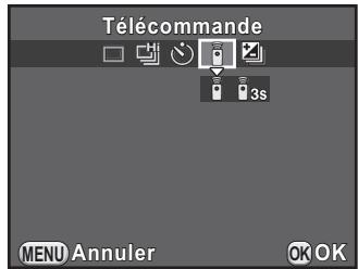 PENTAX K30 - Prise de vue avec une télécommande (en option) - 2