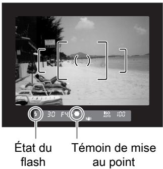 PENTAX K30 - Placez le sujet dans la mire AF et appuyez sur le déclencheur à mi-course. - 1