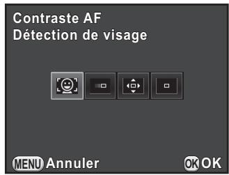 PENTAX K30 - Utilisez le bouton de navigation (▲▶) pour sélectionner le mode souhaité puis appuyez sur le bouton OK. - 1