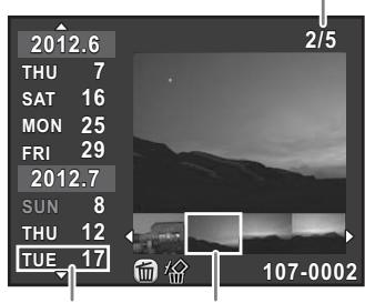 PENTAX K30 - Affichage bande film&amp;calendrier - 1
