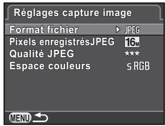 PENTAX K30 - Réglages de prise de vue - 1