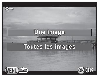 PENTAX K30 - Protégér des images de l'effacement (Protégér) - 2