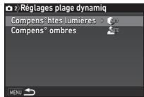 PENTAX K70 - Réglage de la luminosité - 2