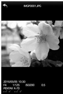 PENTAX K70 - Visualisation des images - 2