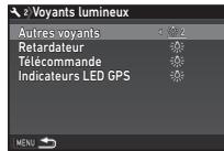 PENTAX K70 - Voyants lumineux - 1