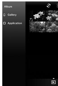 PENTAX K70 - Sélectionnez l'album. - 1