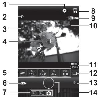 PENTAX K70 - Prise de vue avec un dispositif de communication - 1