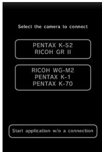 PENTAX K70 - Lorsqu'un dispositif Android est utilisé - 1
