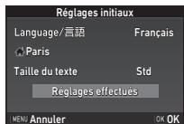 PENTAX K70 - Utilisez  pour selectionner une ville. - 3