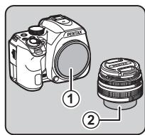 PENTAX K70 - Montage d'un objectif - 1