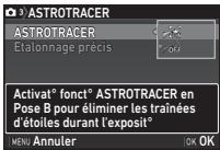 PENTAX K70 - Réglage de l'ASTROTRACER - 2