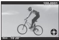 PENTAX K70 - Affichez la série video à dire dans l'affichage une image du mode lecture. - 1