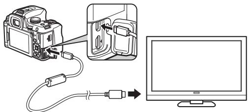 PENTAX K70 - Branchement de l'appareil à un équipement AV - 1