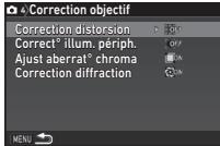 PENTAX K70 - Correction objectif - 1