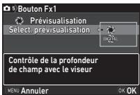 PENTAX K70 - Réglage de la prévisualisation - 1