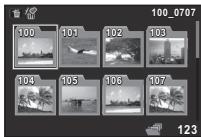 PENTAX K70 - Toumez vers la gauche à l' étape 1, « Affichage d'images multiples » (p.91). - 1
