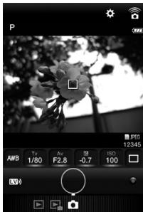 PENTAX K70 - Prise de vue avec un dispositif de communication - 2