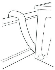 HOOVER VISION HD 8KG - Installation of the Discharge Hose - 6