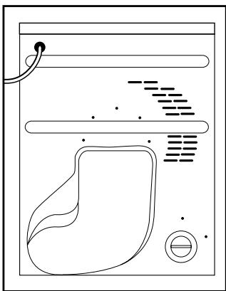 HOOVER VISION HD 8KG - Installation of the Discharge Hose - 1