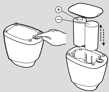 HOOVER RBC011,  RBC012 - Remplacement des piles du mur virtuel* - 5