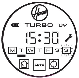 HOOVER RBC011,  RBC012 - Configuration du nettoyage programme* - 1