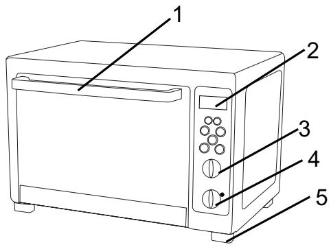 ELECTROLUX ESO 955 - NOMS DES PIECES - 1