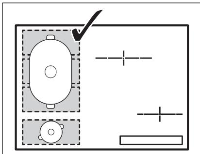 ELECTROLUX EHX9565FOK - Position d'ustensile correcte : - 1