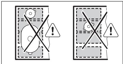 ELECTROLUX EHX9565FOK - Correct cookware position: - 2