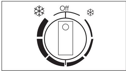 ELECTROLUX SPACE PLUS - Réglage de la température - 1