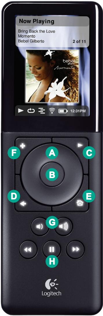 LOGITECH SQUEEZEBOX DUET - Utilisation du Squeezebox Controller - 1