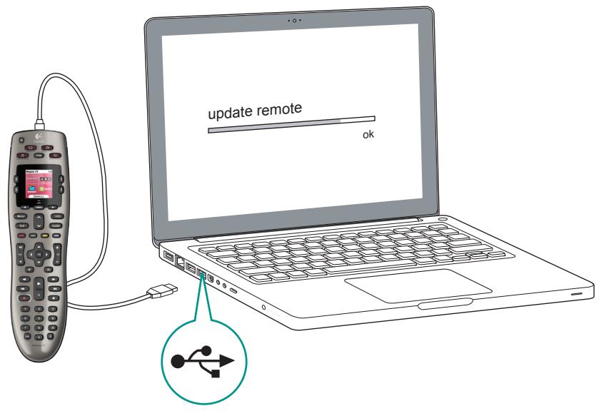 LOGITECH HARMONY 650 REFRESH - Connexion de la télécommande Harmony 650 à l'ordinateur - 1