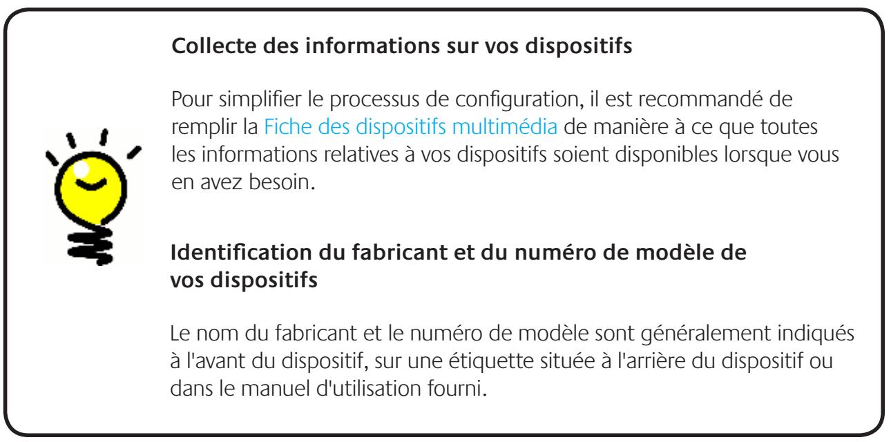 LOGITECH HARMONY 900 - Déroulement de la configuration - 1