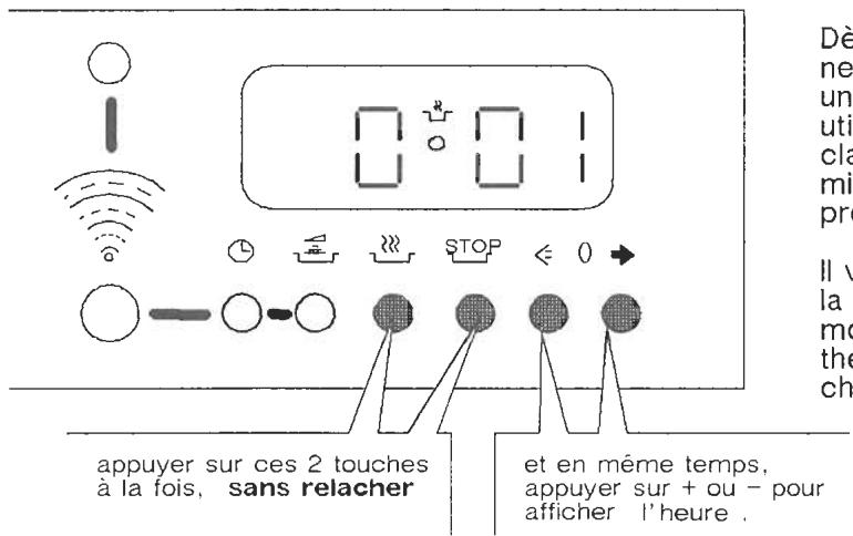 ROSIERES F 895 - Mise à l'heure et utilisation en position manuelle - 1