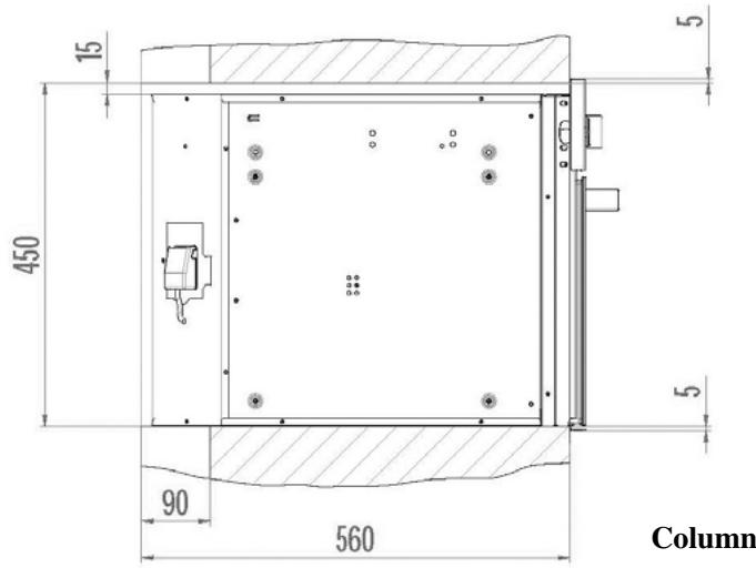 ROSIERES RDCF 43 MIN - Insertion into the furniture unit: - 2