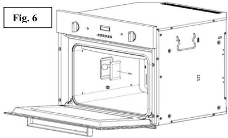 ROSIERES RDCF 43 MIN - Sostituzione lampada forno (fig. 6) - 1