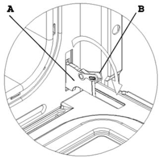 ROSIERES RDCF 43 MIN - Come togliere la porta forno (fig. 4) - 1