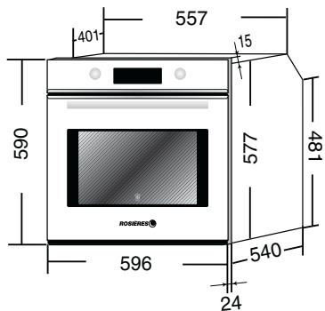 ROSIERES RFE 6659 - BAKING - 2